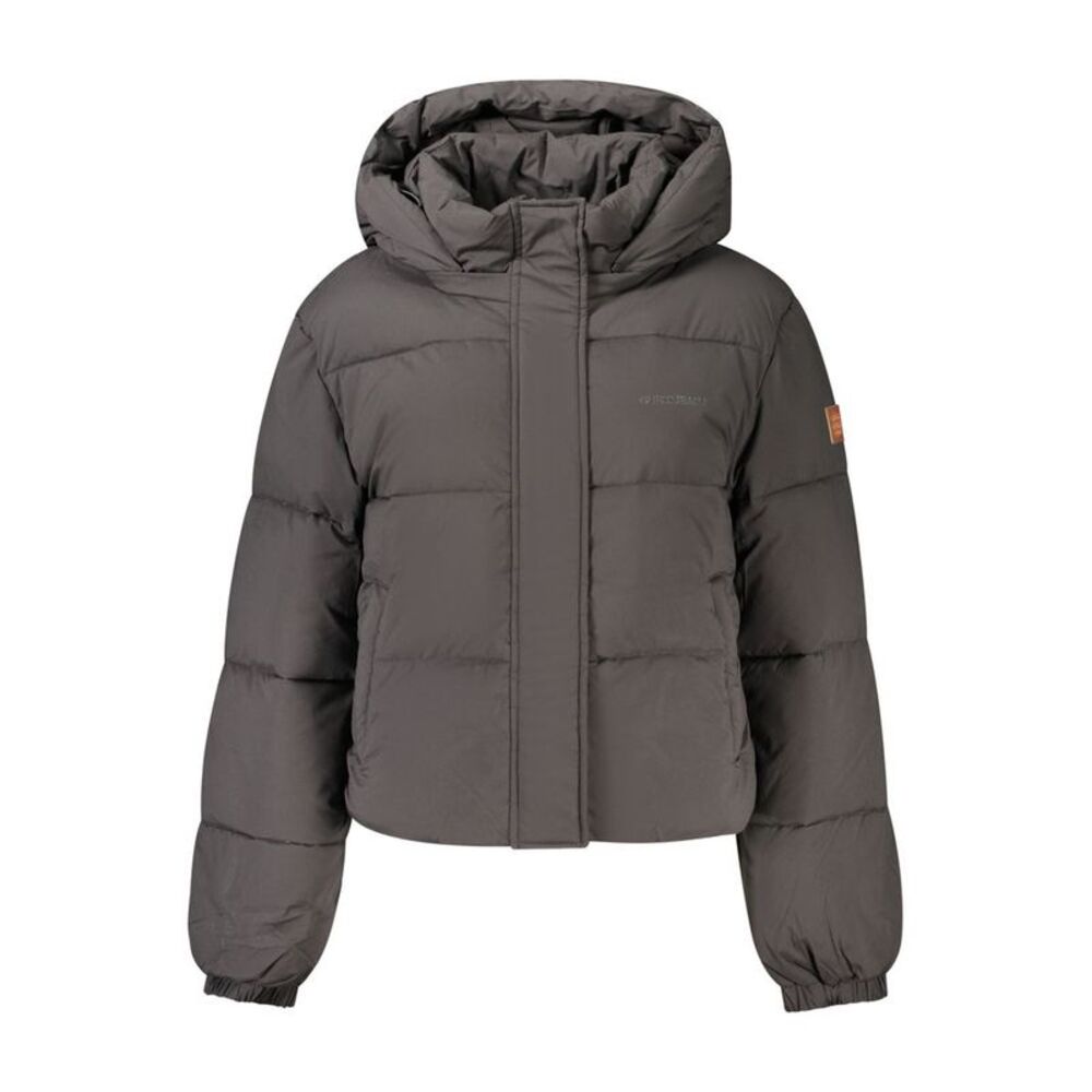 Guess Jeans Black Polyester Women's Women's Jacket